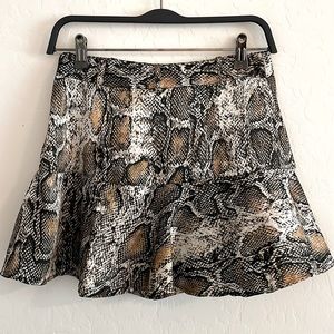 Zara Skort Animal Print